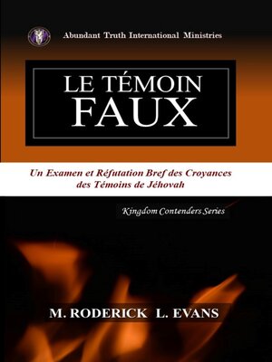cover image of Le Témoin Faux